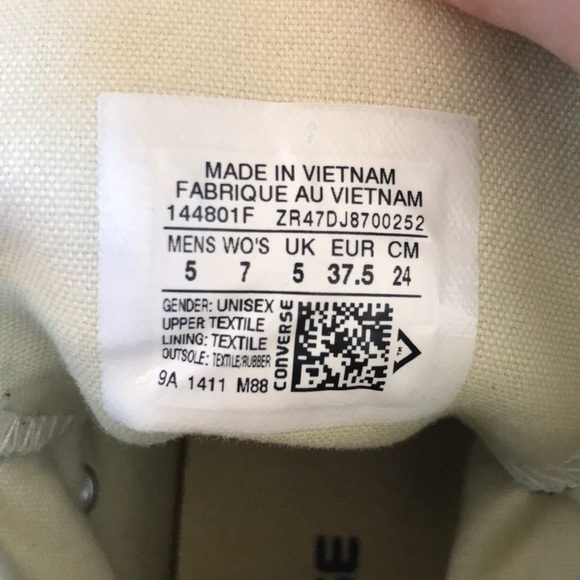 Green/ Blue All- Star Converse - Picture 4 of 4